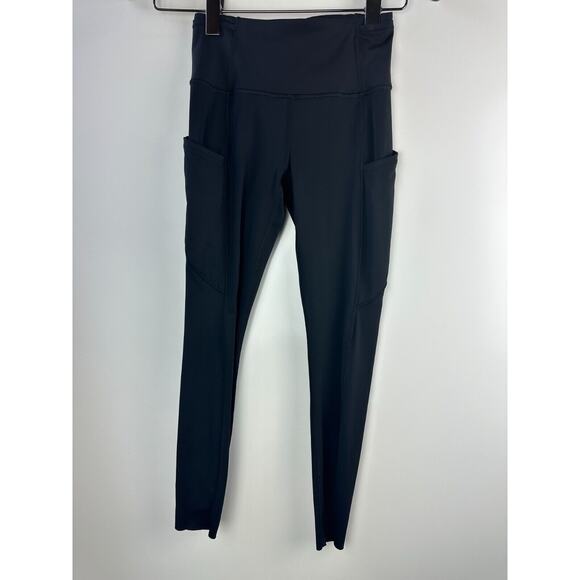 Lululemon Fast Free 7/8 Tight II Non-Reflective Nulux 25" Black Women's Size 4 - Picture 2 of 13